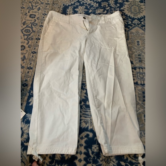 Caribbean Joe Pants - Caribbean Joe White Women's Pants